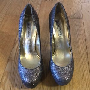 Steve Madden glitter heels